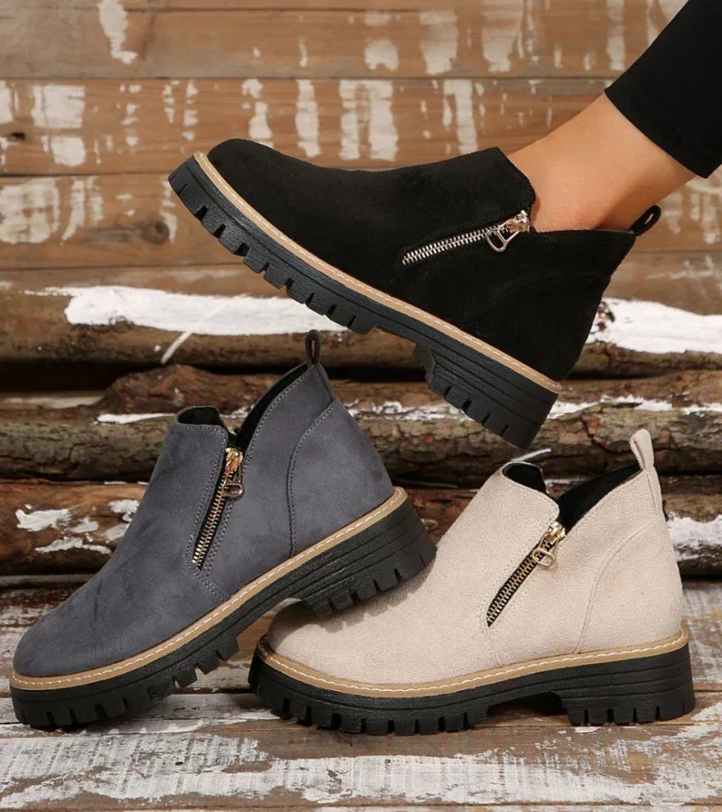 Rowena™ | Lightweight Wedge Ankle Boots