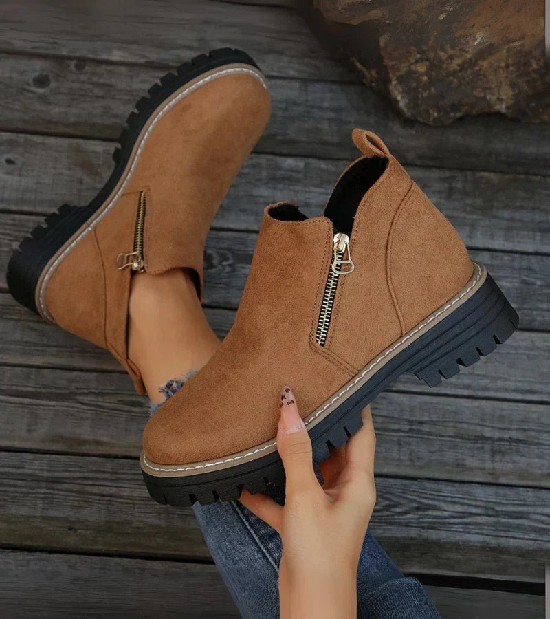 Rowena™ | Lightweight Wedge Ankle Boots