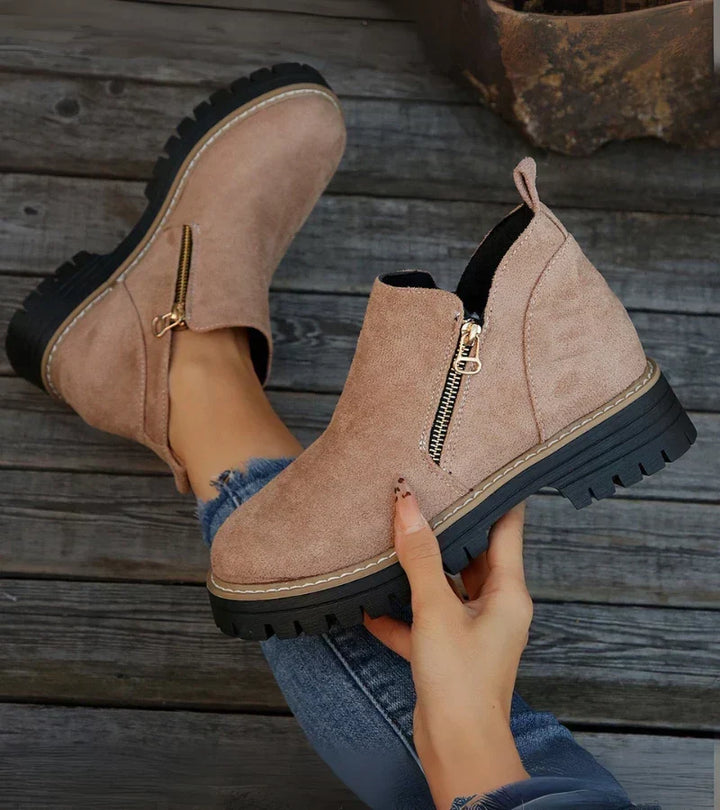 Rowena™ | Lightweight Wedge Ankle Boots
