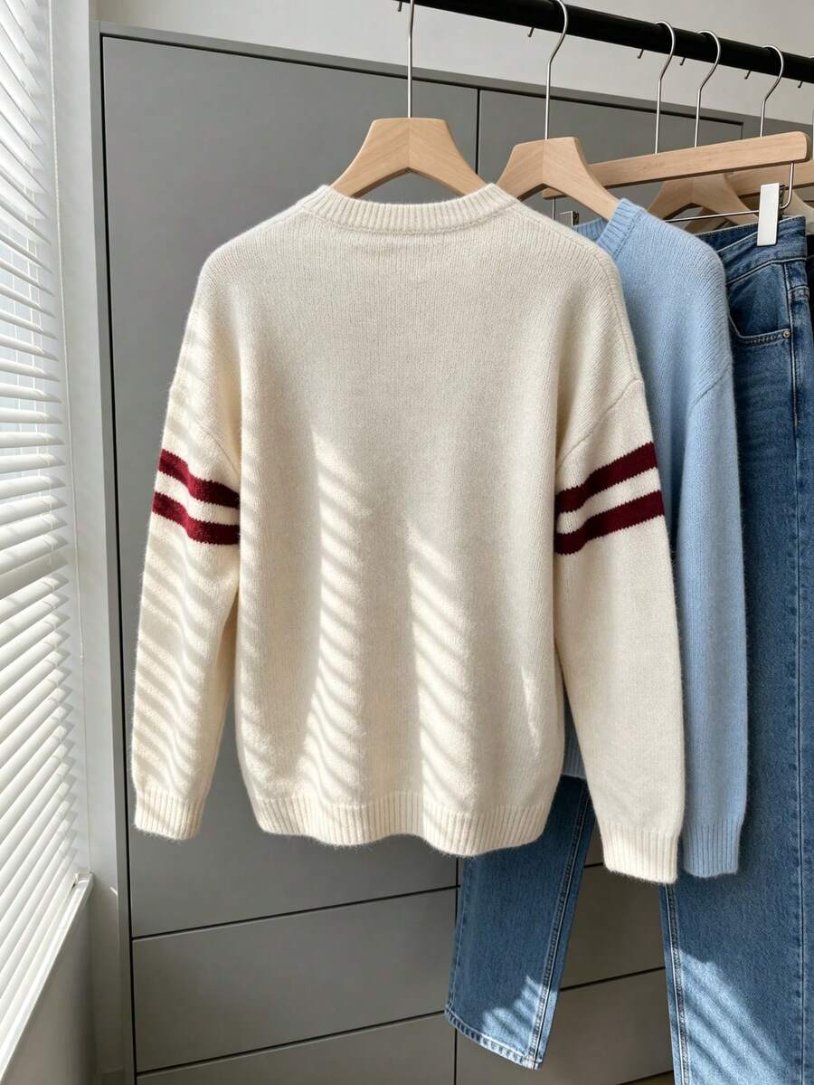 Bonnie™ | Star-Pattern Relaxed Knit Sweater