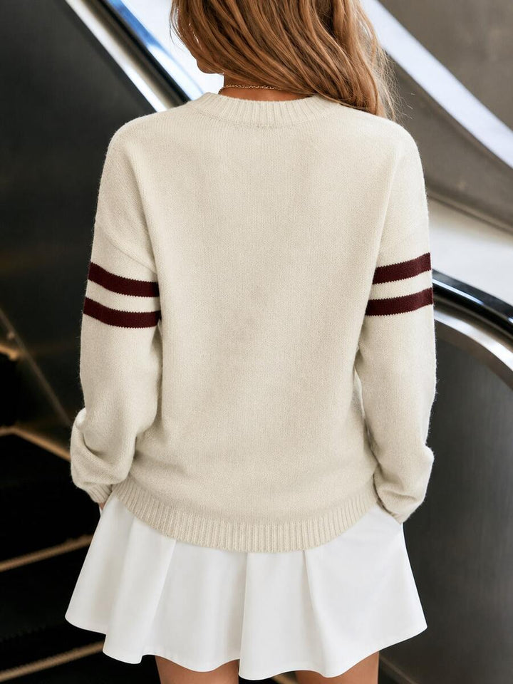 Bonnie™ | Star-Pattern Relaxed Knit Sweater
