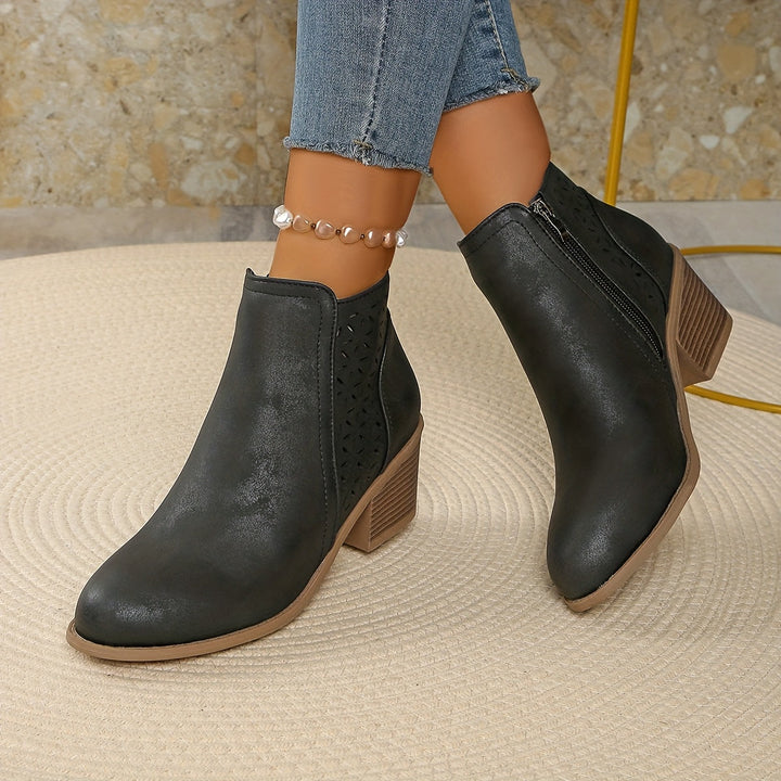 Louise™ | Breathable Cutout Comfort Ankle Boots