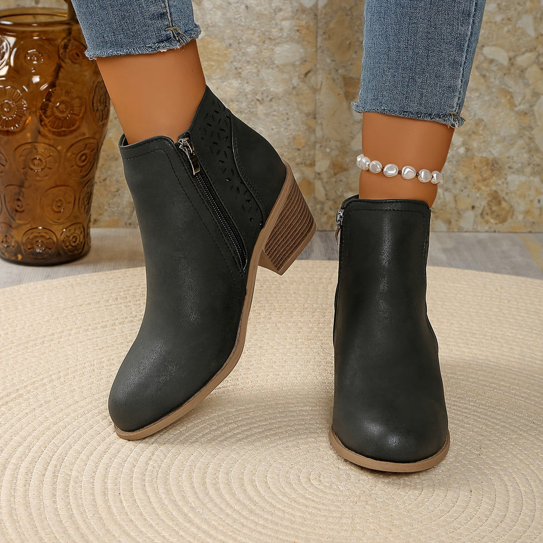 Louise™ | Breathable Cutout Comfort Ankle Boots