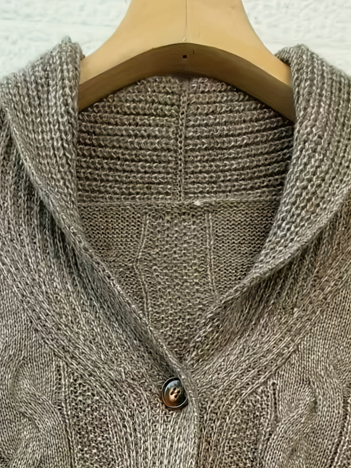 Eleanor™ | Cable-Knit Button Cardigan