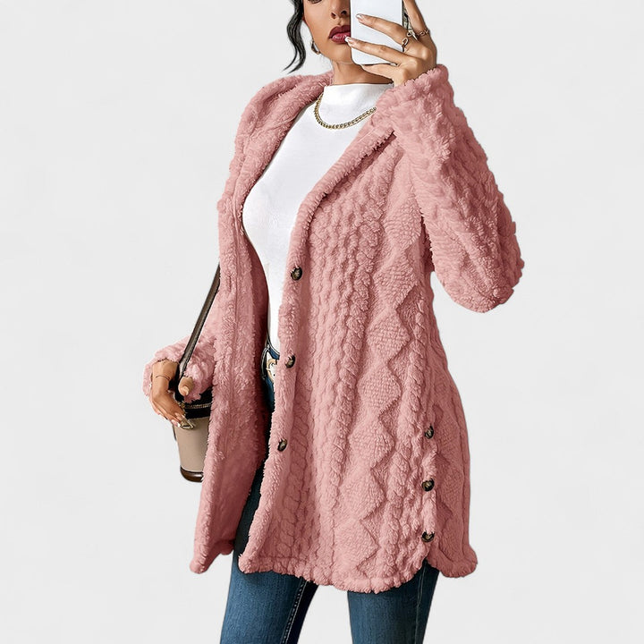 Amalia™ | Cozy Sherpa Hooded Cardigan