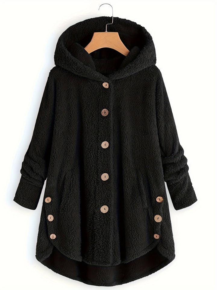 Helen™ | Cozy Hooded Fleece Cardigan