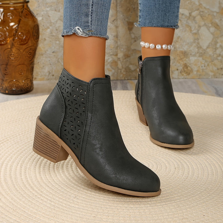 Louise™ | Breathable Cutout Comfort Ankle Boots