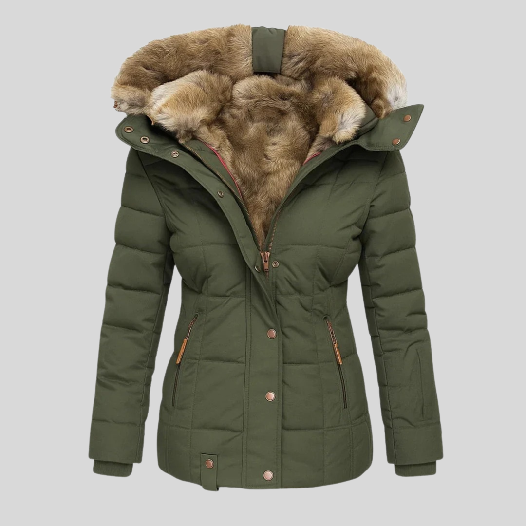 Loretta™ | Faux-Fur Quilted Winter Parka