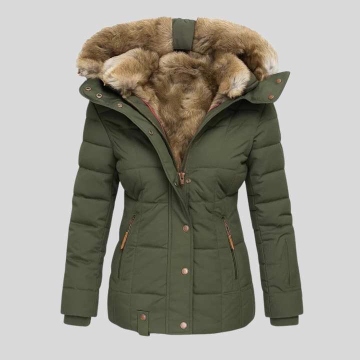 Loretta™ | Faux-Fur Quilted Winter Parka