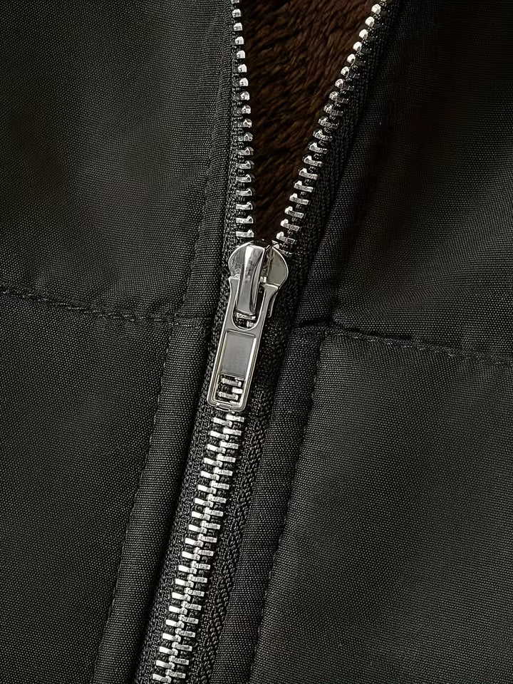 Evelyn™ | Cozy Sherpa-Lined Hooded Coat