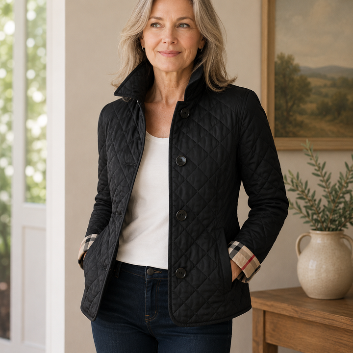 Margot™ | Classic Quilted Button Jacket