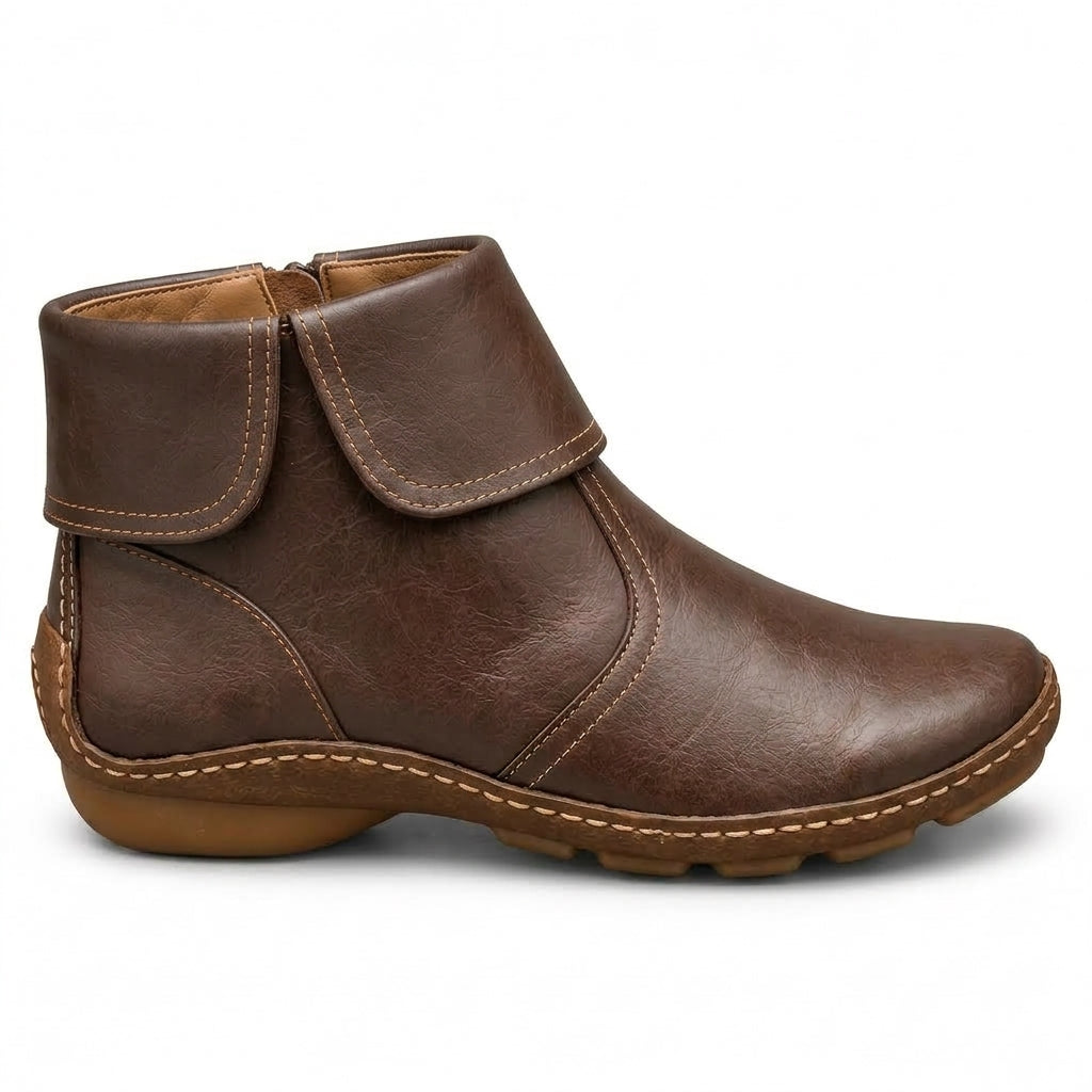 Claudette™ | Side-Zip Comfort Ankle Boots
