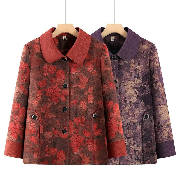 Florence™ | Vintage Floral Button Jacket