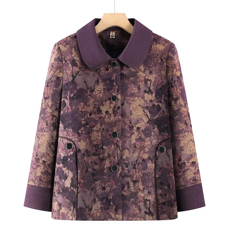 Florence™ | Vintage Floral Button Jacket