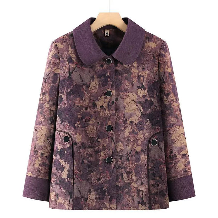 Florence™ | Vintage Floral Button Jacket