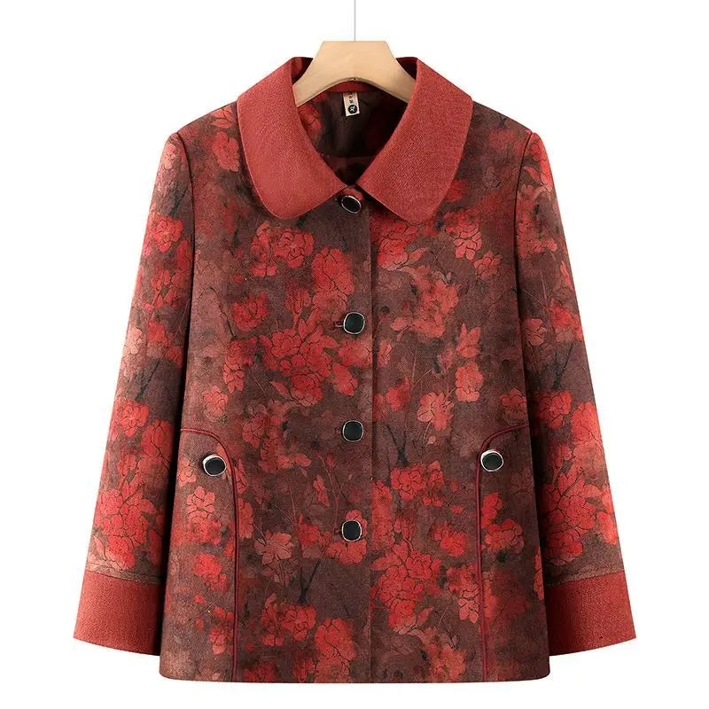 Florence™ | Vintage Floral Button Jacket