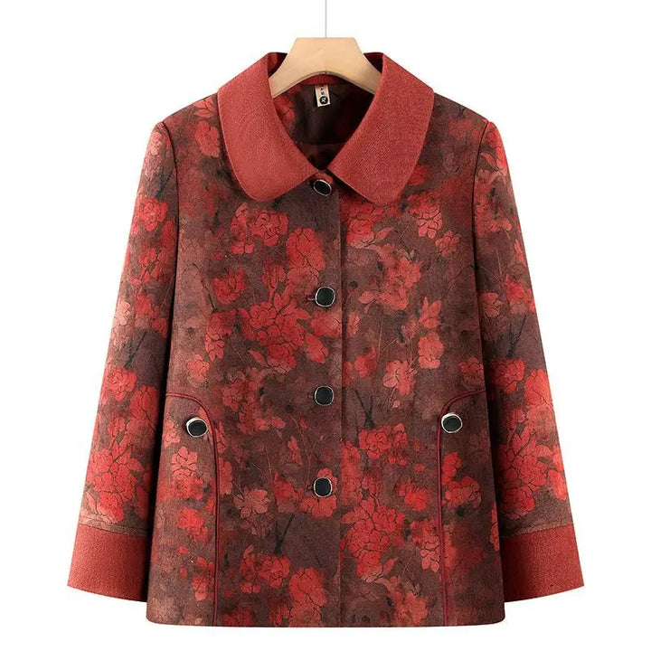 Florence™ | Vintage Floral Button Jacket
