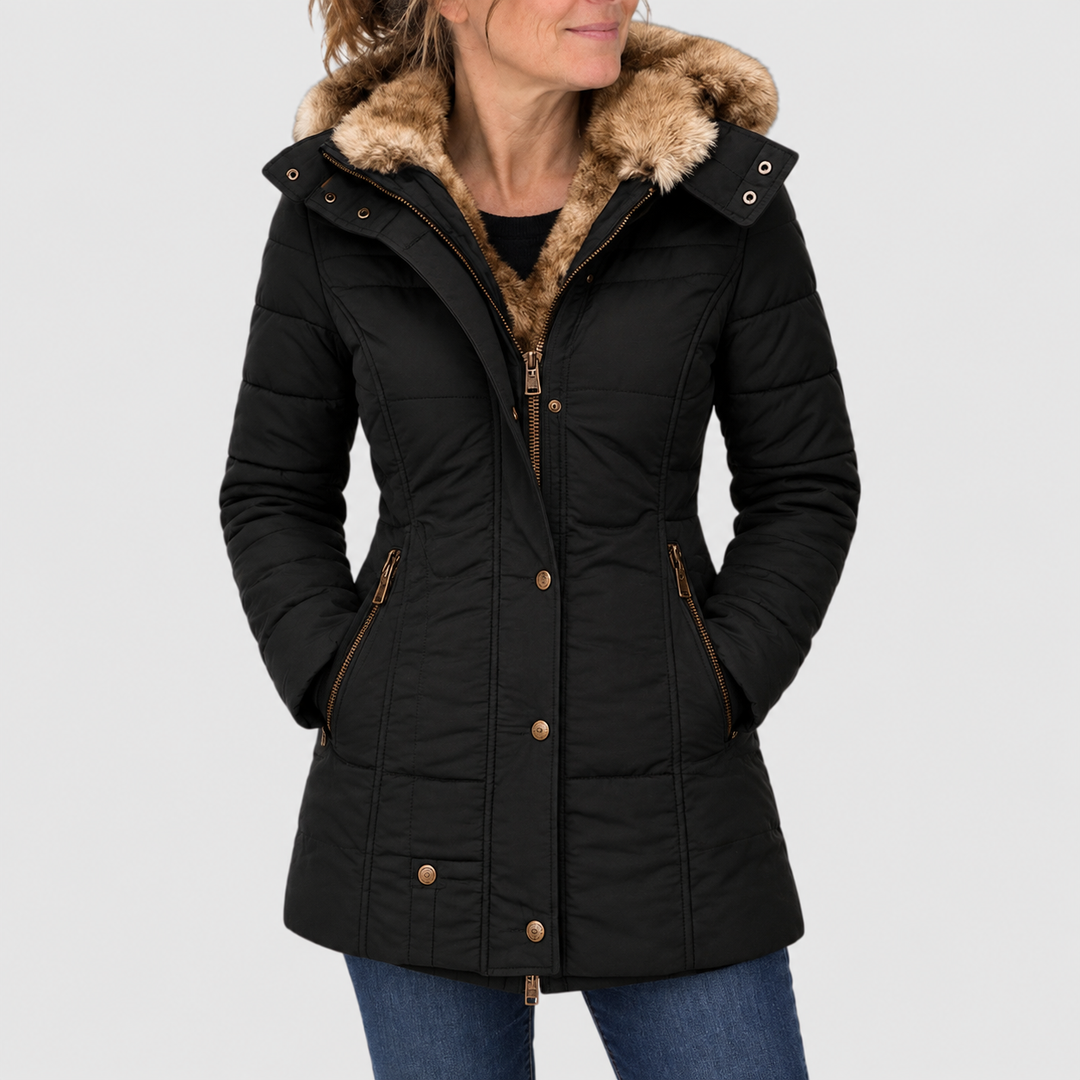 Loretta™ | Faux-Fur Quilted Winter Parka