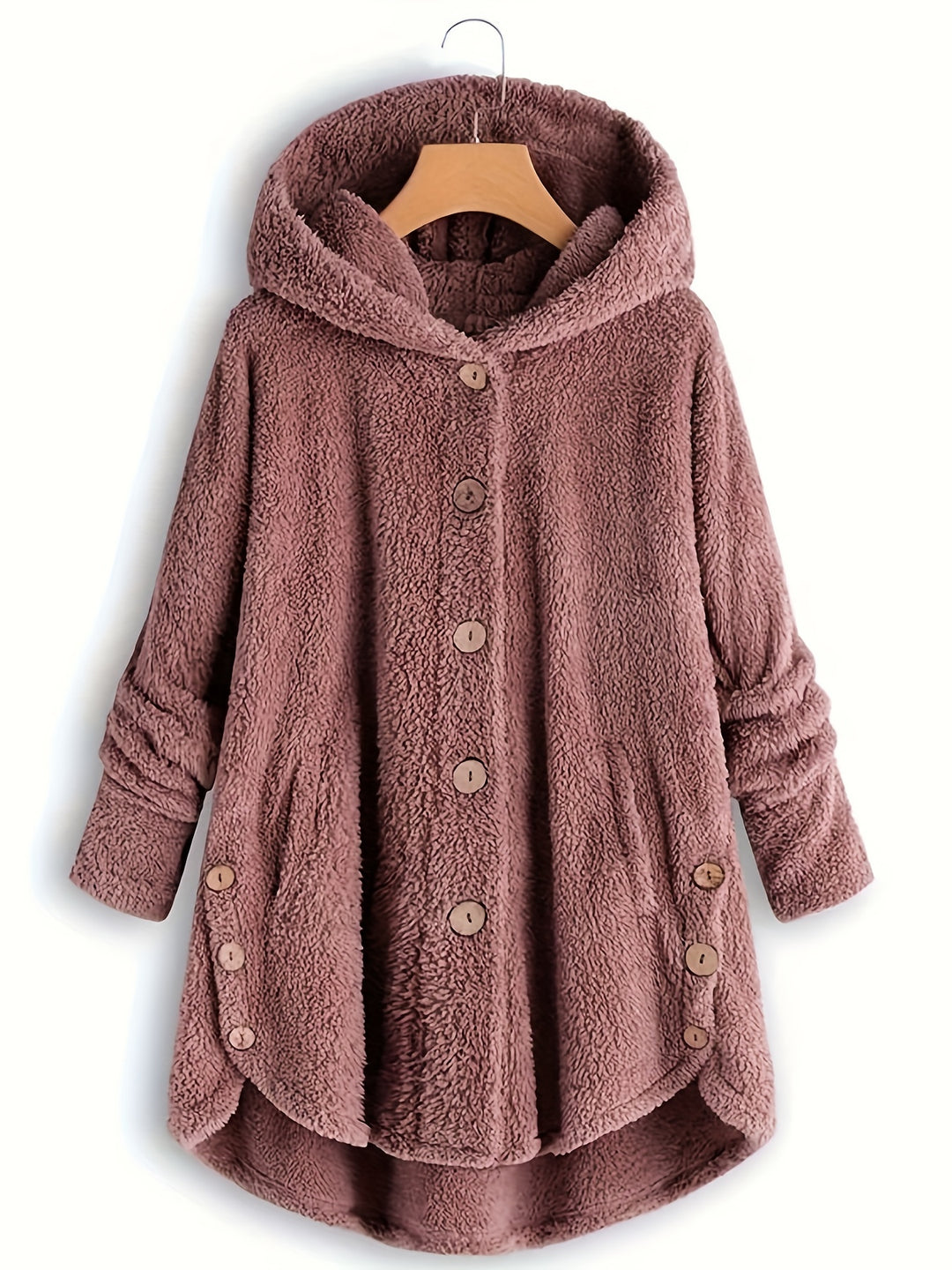 Helen™ | Cozy Hooded Fleece Cardigan
