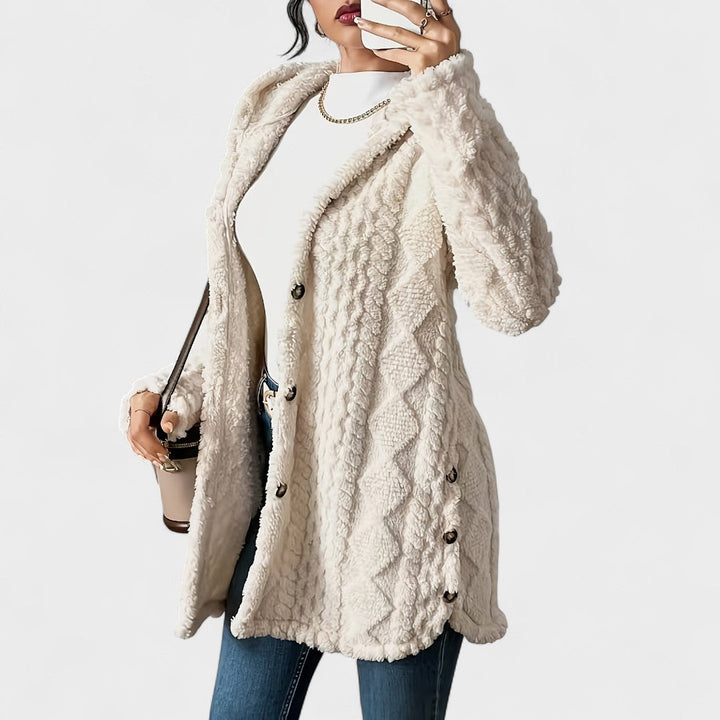 Amalia™ | Cozy Sherpa Hooded Cardigan