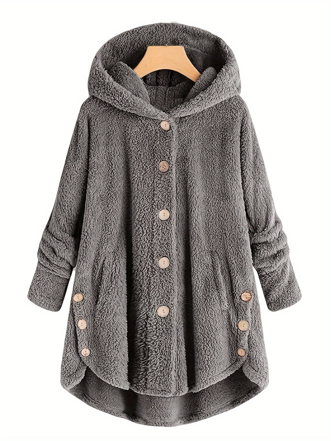 Helen™ | Cozy Hooded Fleece Cardigan