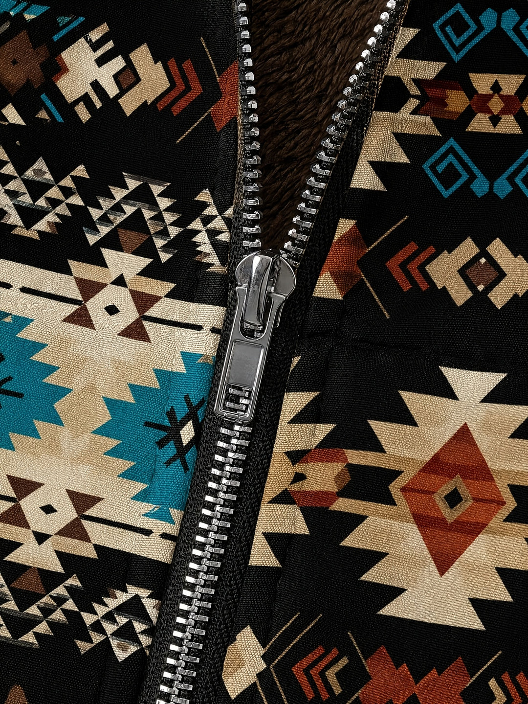 Marissa™ | Southwestern Fleece-Lined Hooded Coat